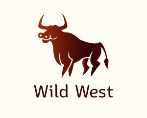 Wild Red Bull logo design