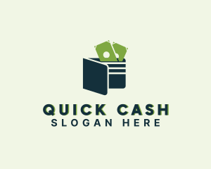 Cash Money Wallet logo design