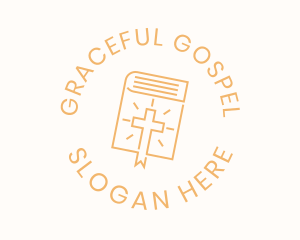 Gospel - Bible Cross Religion logo design