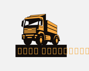 Shipping - Dump Truck Logistics Mover logo design