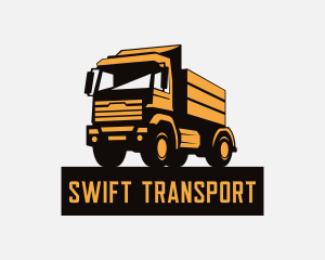 Dump Truck Logistics Mover logo design