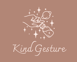 Gesture - Mystic Hand Potion logo design