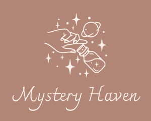 Mystic Hand Potion  logo design