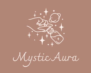 Mystic Hand Potion  logo design