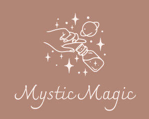 Mystic Hand Potion  logo design