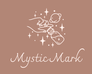 Mystic Hand Potion  logo design