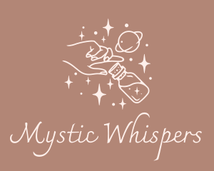 Mystic Hand Potion  logo design