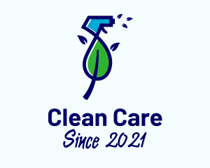 Organic Clean Spray  logo design