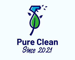 Organic Clean Spray  logo design