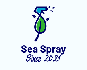 Organic Clean Spray  logo design