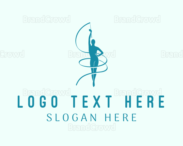 Ballerina Ribbon Dance Logo