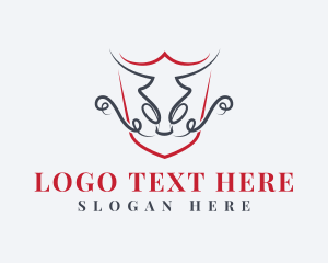 Rodeo - Premium Steakhouse Bull logo design