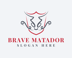 Premium Steakhouse Bull logo design