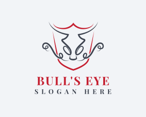 Premium Steakhouse Bull logo design