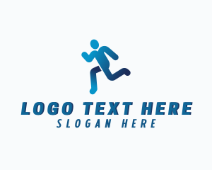 Sports Running Athlete Logo