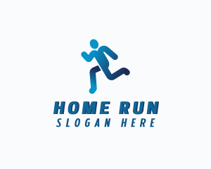 Sports Running Athlete logo design