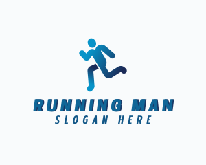 Sports Running Athlete logo design