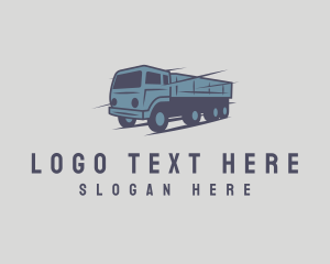 Transportation - Blue Truck Logistics logo design