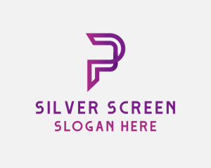 Generic Digital Letter P logo design