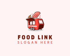 Popsicle Food Truck logo design