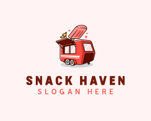 Popsicle Food Truck logo design