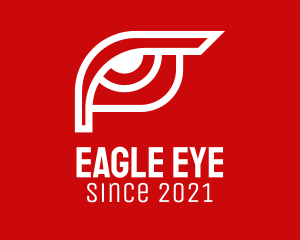 Abstract Eagle Eye logo design