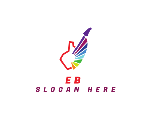 Electric - Colorful Guitar Instrument logo design