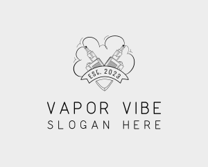 Hipster Vape Gadget  logo design