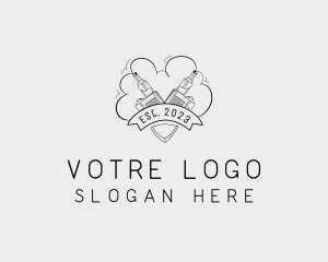 Smoke - Hipster Vape Gadget logo design