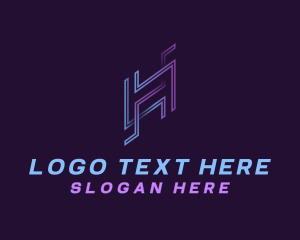 Letter H - Professional Studio Letter H logo design