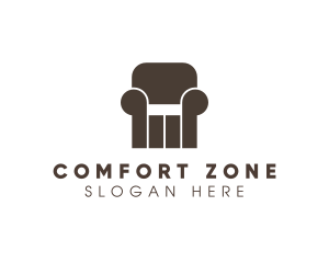 Armchair - Armchair Pillar Furniture logo design