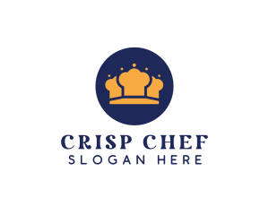 Chef Crown Hat logo design