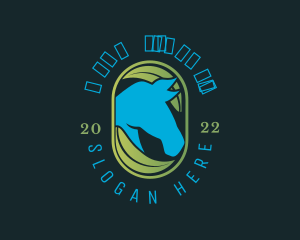 Racing - Environmental Horse Leaf Zoo logo design