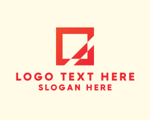 Negative Space - Corporate Generic Square logo design