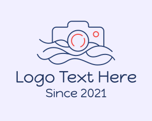 Vlog - Ocean Photography Photographer logo design