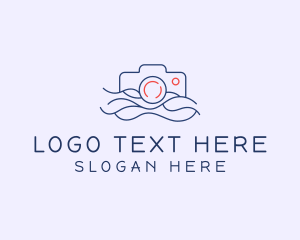 Photo Booth - Ocean Photography Photographer logo design