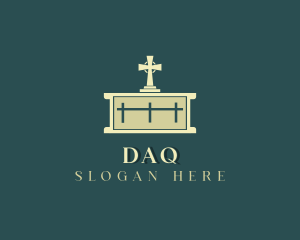 Cross - Christian Cross Altar logo design