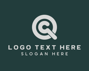 Search - Magnifying Glass Search logo design