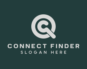 Finder - Magnifying Glass Search logo design