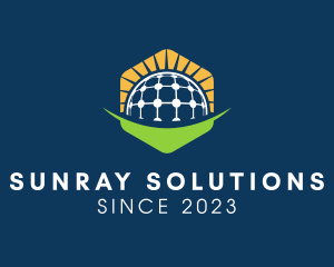 Sunray - Sustainable Solar Energy logo design