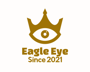 Golden Eye Crown logo design