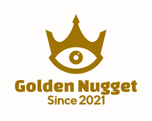 Golden Eye Crown logo design