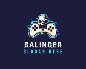 Gothic - Gaming Skull Controller logo design