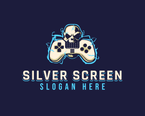 Gaming Skull Controller logo design