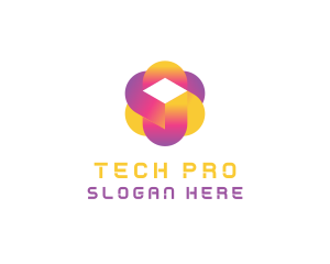 Tech - Digital Tech Cube logo design