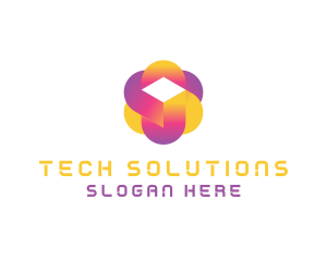 Tech - Digital Tech Cube logo design