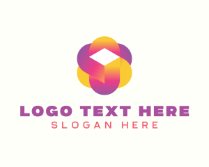 Digital Tech Cube  logo design