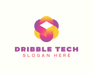 Digital Tech Cube  logo design