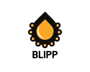 Oil - Liquid Fuel Droplet logo design