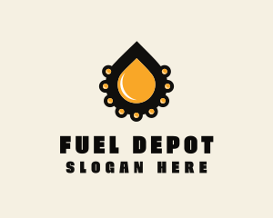 Petrol - Liquid Fuel Droplet logo design